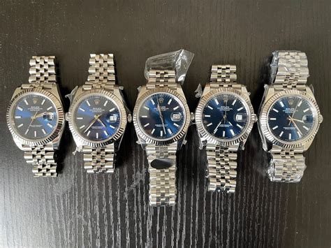 Gen, VSF, Clean, GM and AR, 126334 41mm blue datejust detailed.